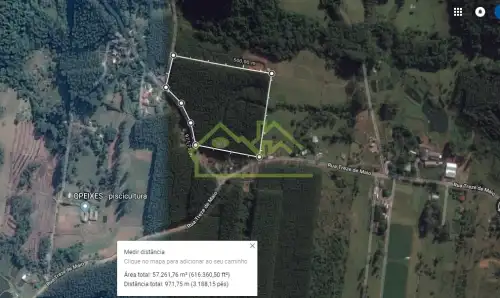 Área de Terras à venda em Rincão da Saudade, Estância Velha